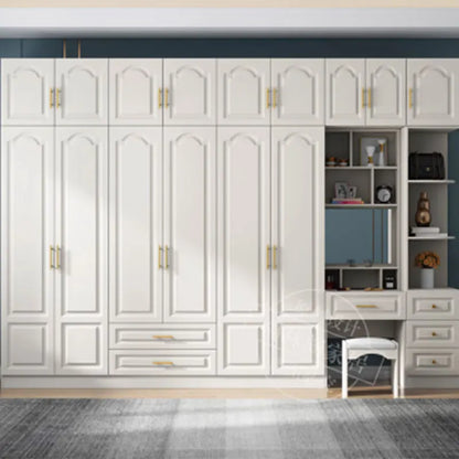 Multilayer Storage Wardrobe Luxury Doors Open Closets Bedroom Wardrobe Cabinet Shelves Armadio Camera Da Letto Bedroom Furniture