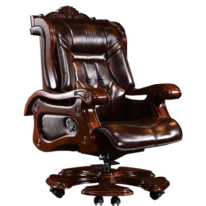 Ergonomic Comfy Recliner Office Chair Swivel Pedicure Leather Office Chair Modern Executive Sillas De Comedor Theater Furniture