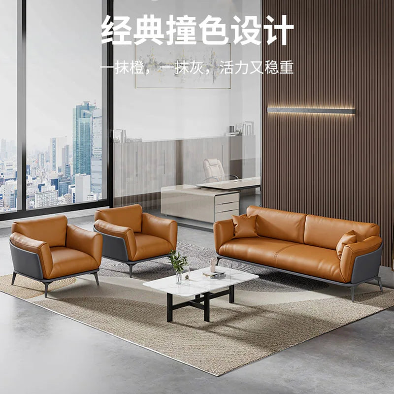 Minimalist Modern Living Room Sofa Company Leisure Area Business Meeting Room Double Luxury Floor Muebles Hogar Home Furniture