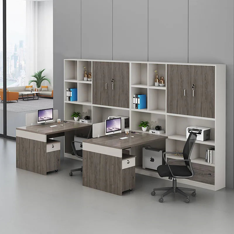 Study Conference Office Desk Corner Executive Cheap Modern Storage Monitor Office Desk Writing Table Ordinateur Furniture HDH