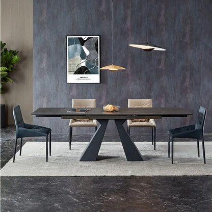 Design Modern Dining Tables Extendable Luxury Living Room Kitchen Dining Tables Coffee Nordic Mesa Comedor Home Furniture SR50DT