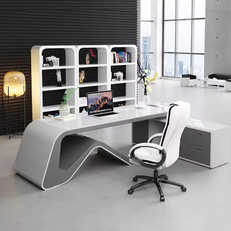 Italian Modern Desk Executive Nordic Luxury Storage Coffee Standing Desk Escritorio Plegable De Pared Study Desk Table Furniture