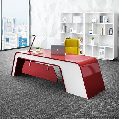 Desktops Computer Office Desk Executive Meeting Modern Work Mainstays Wooden Office Desk Standing Bureau Meuble Room Furniture