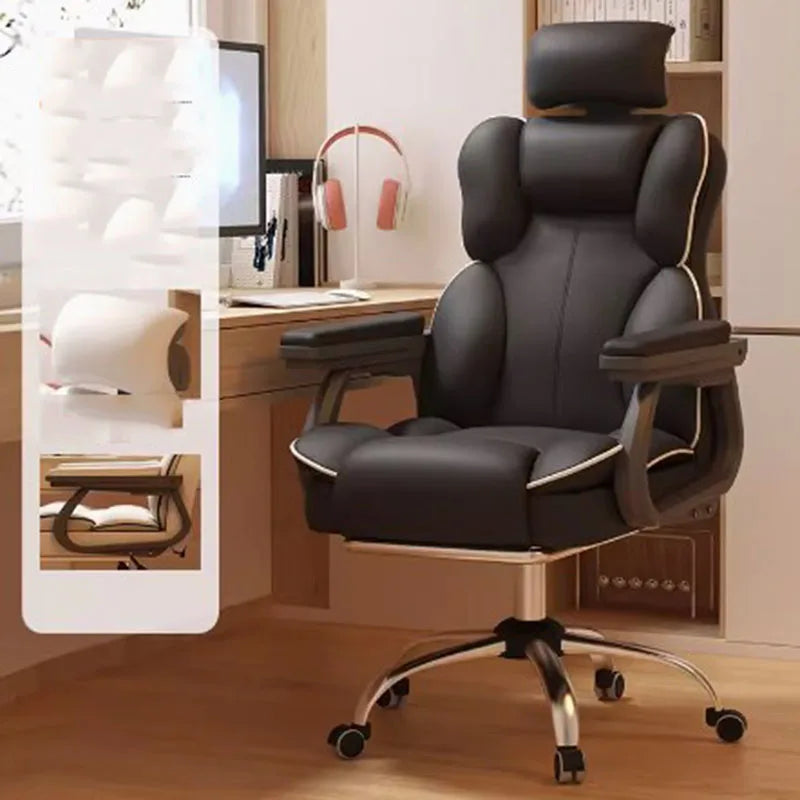 Fancy Luxairy Executive Office Chair Nordic Design Gaming Computer Office Chair White Modern Sillas De Oficina Salon Furniture