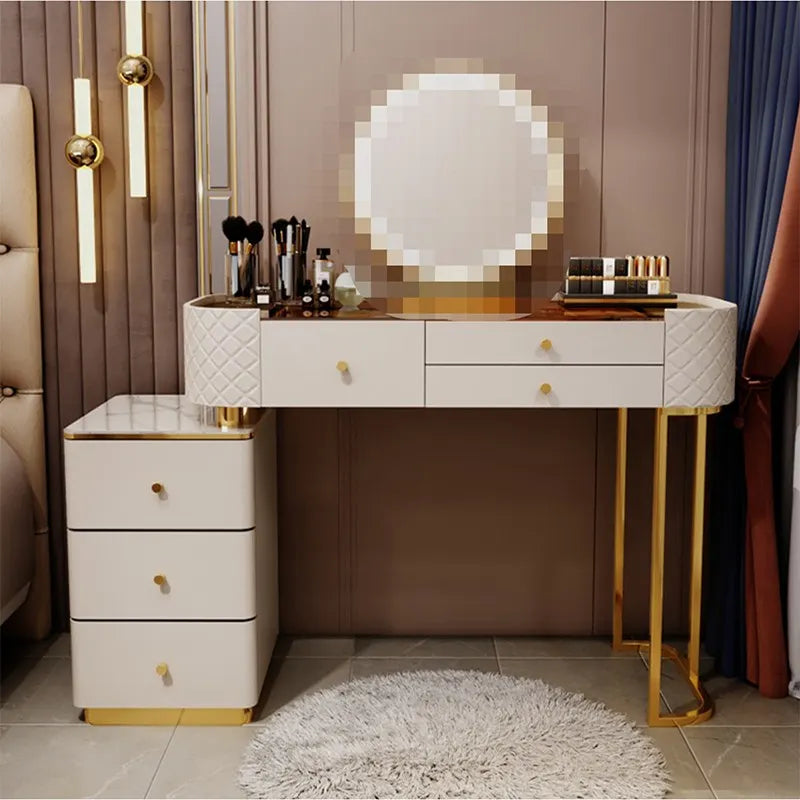 Closet Organizer Vanity Table Living Storage Salon Mobile Mirror Small Vanity Table Hotel Meubles De Chambre Dresser Furniture