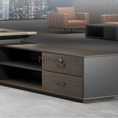 European Black Office Desks Ergonomic Corner Foldable Secretary Computer Desks Executive Supplies Mesa De Escritorio Furniture