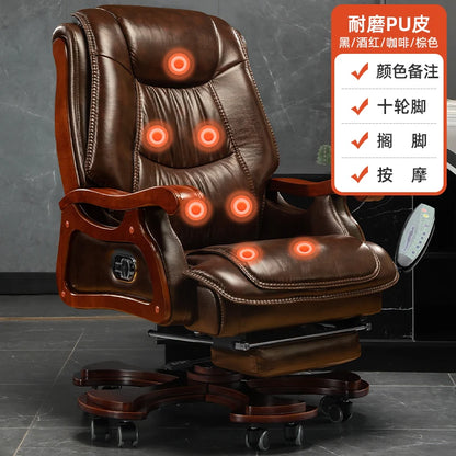 Luxury Massage Office Chair Accent Comfy Designer Lounge Ergonomic Recliner Boss Chair Mobile Sillas De Oficina Home Furniture