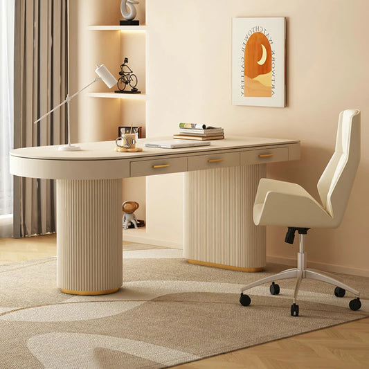 Executive Setup Table Work Desk Supplies Bench Corner Storage Makeup Work Desk Coffee Write Bureau Meuble Working Equipment ZT