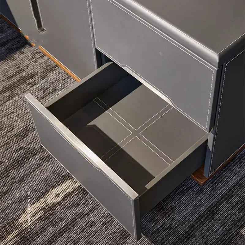 Corner Drawers Office Desk Study Computer Gaming Storage Modern Conference Office Desk Executive Scrivania Legno Furniture HDH