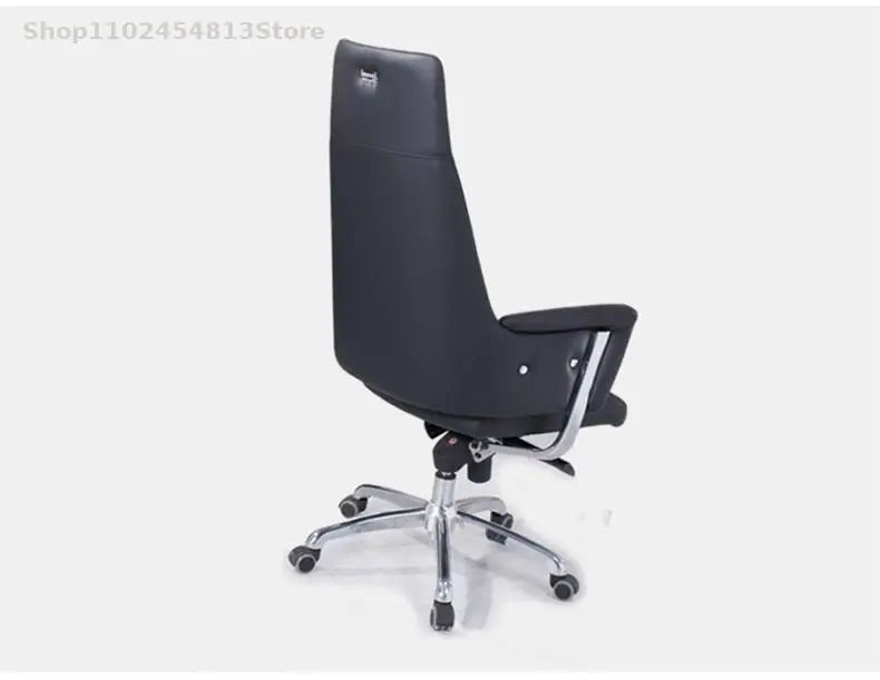 Computer Office Chair Home Comfortable Office Meeting Room Lifting Chair Leather Reclining Boss Backrest Swivel Chair