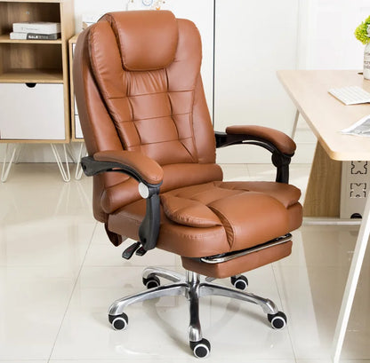 Factory Supply Modern Leather Chair Luxury Black High Back Executive Swivel Leather Office Chair With Massage