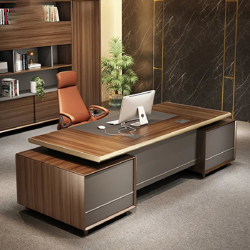 Reception Desk Organizer Computer Executive Drawers Modern Office Desk Conference Escritorios De Oficina Office Furniture