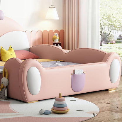 Headboard Frame Children Bed Luxury Wooden Twin Living Room Children Bed Kids Princess Letto Matrimoniale Bedroom Furniture