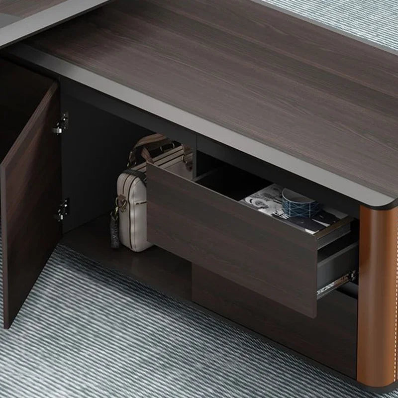 Executive Conference Drawers Desk Corner Filing Work Study Office Desk Standing Storage Mesa De Escritorio Desk Accessories