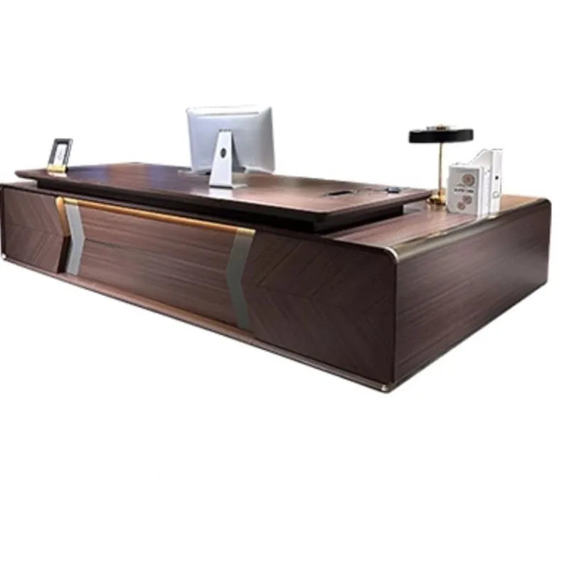 Executive Drawers Office Desks Storage Reception Computer Corner Workstation Meeting Modern Scrivania Con Cassetti Furniture