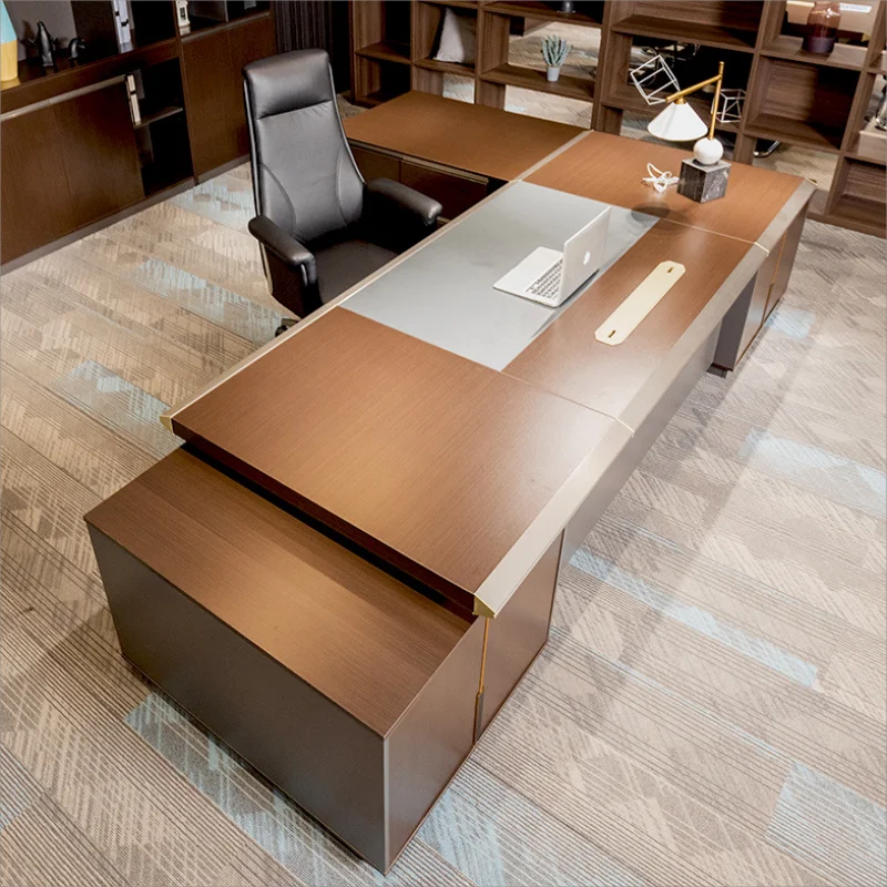 Boss desk table and chair combination leader simple modern office executive desk