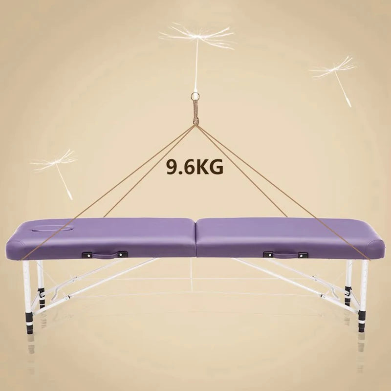 Folding Portable Massage Table Bed Client Luxury Home Beauty Salon Bed Office Salon Equipment Furniture Furniture