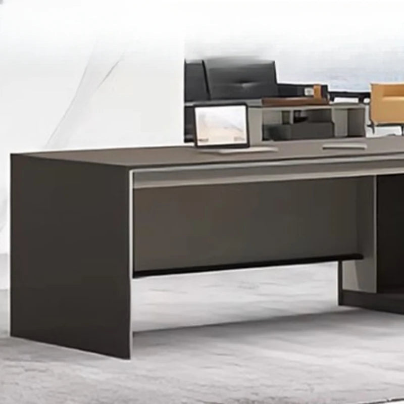 Executive Conference Office Desks European Art Ergonomic Studying Computer Desks Gadgets Laptop Scrivania Con Cassetti Furniture