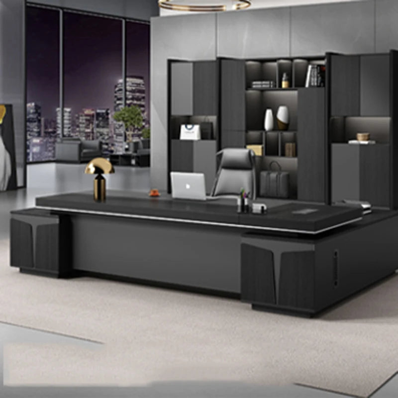 Modern Executive Nall Desk Luxury Office Study Storage Computer Desks Vanity School Mesa Para Computador Luxury Furniture