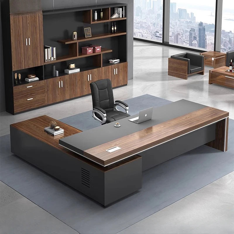 Drawers Executive Office Desk Bedroom Luxury Reception Writing Office Desk Standing Scrivania Con Cassetti Home Furniture