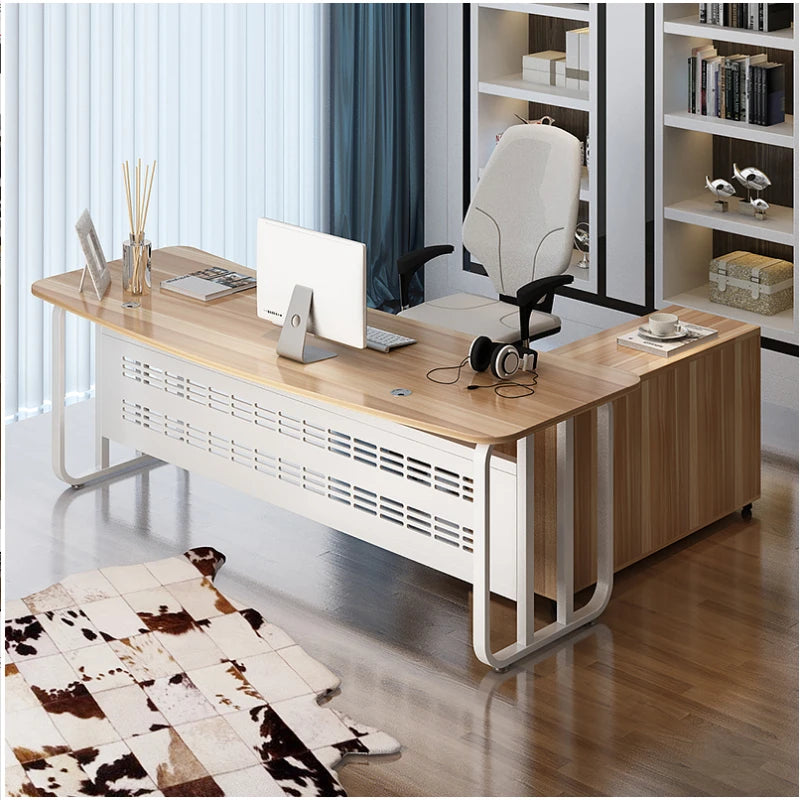 Boss desks and chairs, executive desks, simple and modern atmosphere, president's desk, supervisor's desk, office furniture