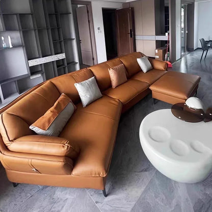 Chaise Lounge Floor Living Room Sofas Leather Minimalist Recliner Living Room Sofas Office L Shape Muebles Home Furniture