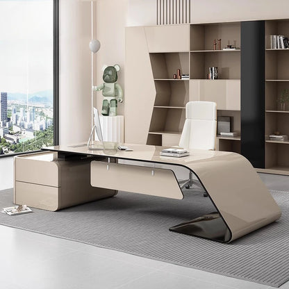 Modern Luxury Office Desks Standing Organiser Executive Laptop Computer Desks Pc Drawers Escritorio Oficina Office Furniture