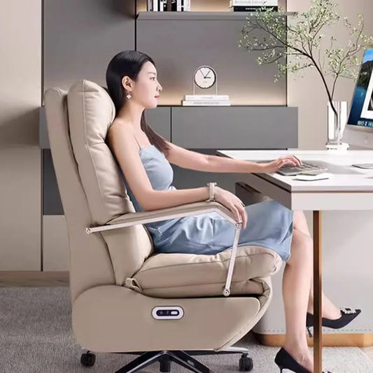 Swivel Ergonomic Office Chair Massage Lounge Computer White Executive Chair Designer Modern Sillas De Oficina Library Furniture