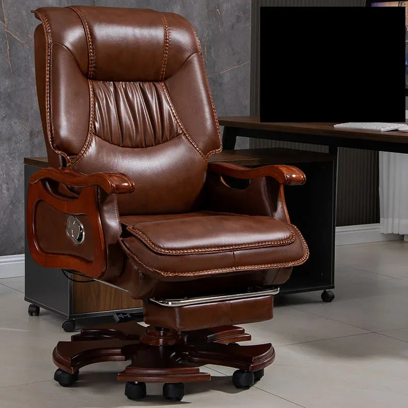 Massage Large Office Chair Swivel Accent Luxury Chaise Lounge Leather Office Chair Conference  Room Furniture