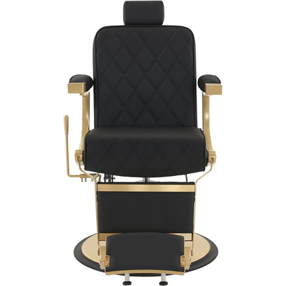 BarberPub Heavy Duty Metal Vintage Barber Chair All Purpose Hydraulic Recline Salon Beauty Spa Shampoo Equipment