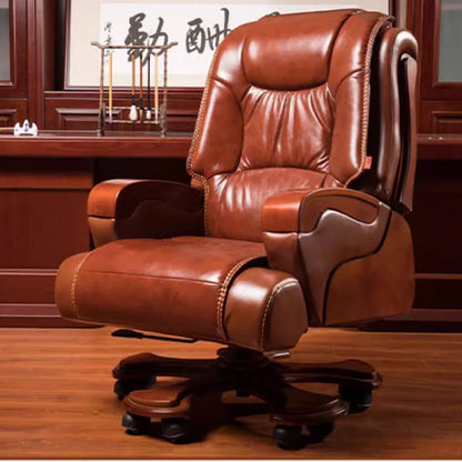 Nordic Relaxing Office Chair Conference Reading Executive Computer Office Chair Lazy Leather Throne Taburete Salon Furniture