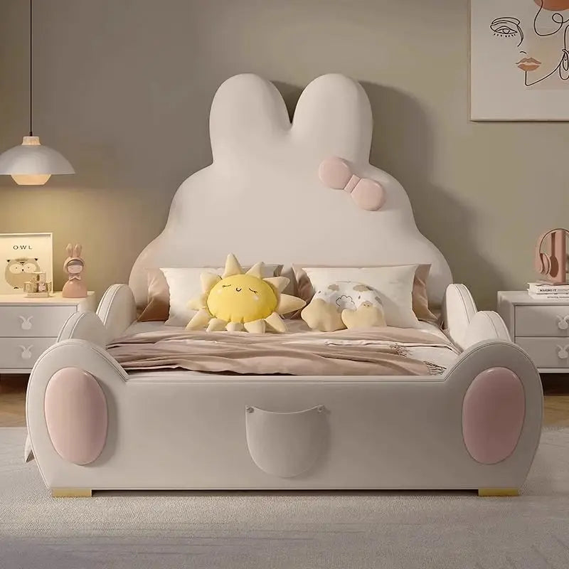 Modern Luxury Children Bed Wooden Pretty Unique Room Frame Children Bed Princess Girls Boys Cama Matrimonial Bedroom Furniture