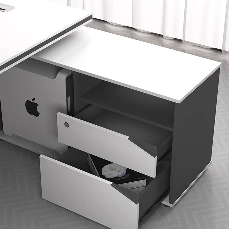 Modern Executive Office Desk Writing Storage Workbench Luxury Office Desk Standing Scrivanie Per Computer Office Furniture