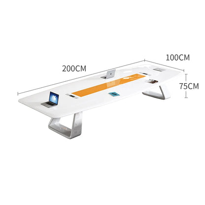 Writing Reception Conference Tables Standing Office Executive Desk Meeting Workbench Mesas De Conferencia Modern Furniture