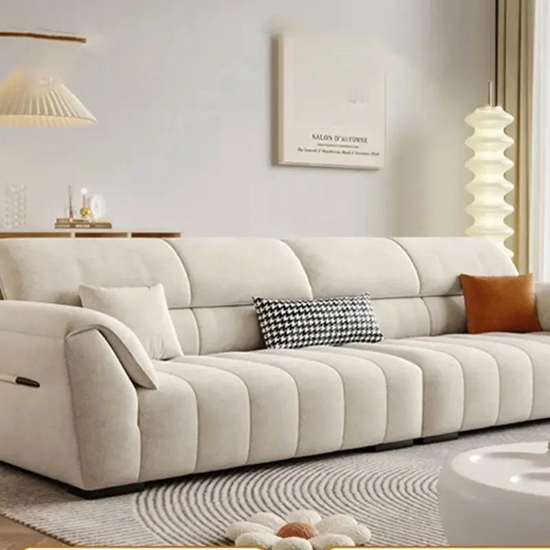 Nordic Modern Living Room Sofas Cozy Lounge Recliner Armchair Sofas Hotel Floor Daybed Divani Da Soggiorno Home Furniture