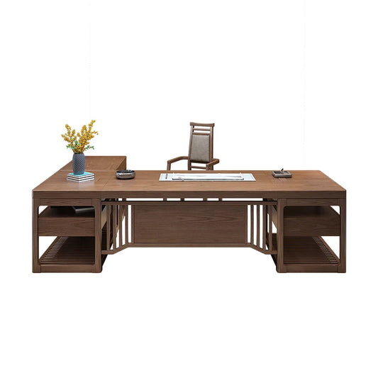 President Boss Desk Table Solid Wood Minimalist Modern Executive Desk Table Reception Home Bureau De Chambre Meuble Furniture