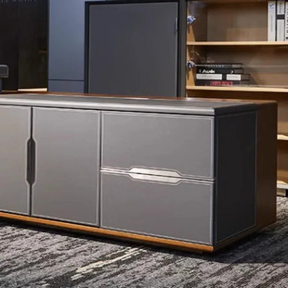 Corner Drawers Office Desk Study Computer Gaming Storage Modern Conference Office Desk Executive Scrivania Legno Furniture HDH