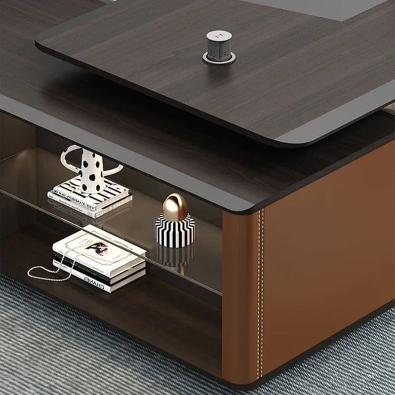 Executive Conference Drawers Desk Corner Filing Work Study Office Desk Standing Storage Mesa De Escritorio Desk Accessories