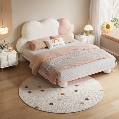 Modern Luxury House Double Bed Nordic Pretty Unique Room Frame Double Bed Princess Girls Boys Kinder Bett Bedroom Furniture