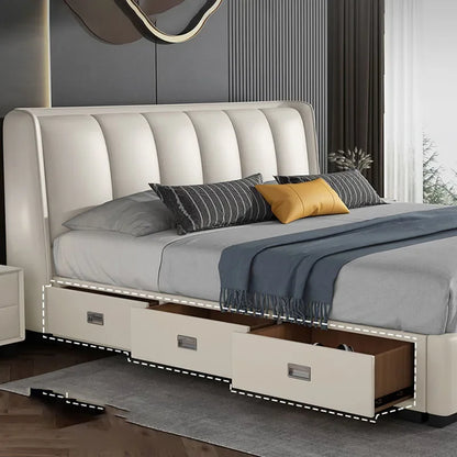 Modern Upholstered Bed Bedroom Set Wooden Multifunctional Bedroom Set Platform Free Shipping Meuble De Chambre Home Furniture