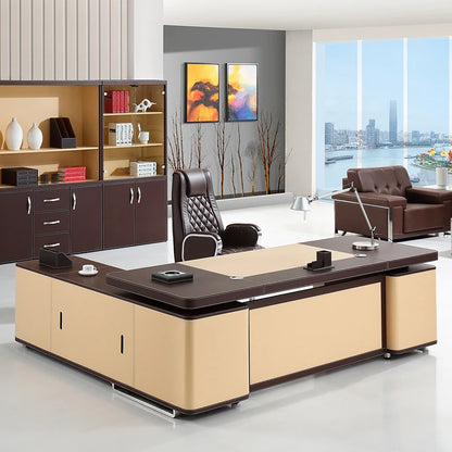 Executive Storage Workstation Desktop Meeting Reception Office Desks Corner Console Scrivanie Per Ufficio Luxury Furniture