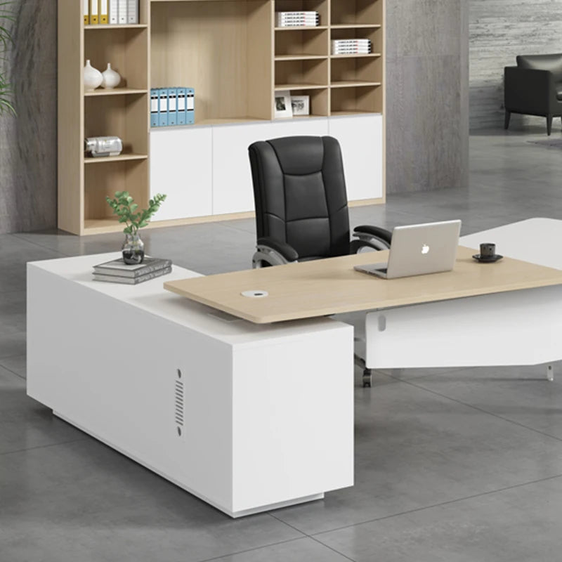 Reception Computer Office Desk Drawers Standing Workstation Writing Office Desk Executive Table Ordinateur Home Furniture