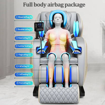 HFR Brand office Full Body 4d Zero Gravity Electric Price Leather Parts Luxury Cheap Portable Recliner Machine  Massage Chair