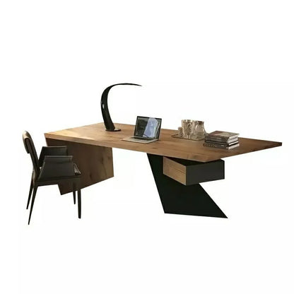 Pc Wooden American Executive Desk Modern and Minimalist Boss Desk Iron Art Computer Creative 학생 책상 Meuble Meeting Furniture