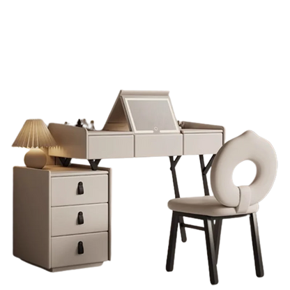 Master Nordic Dresser Table Vanity Mirror Unique Makeup Drawers Dressing Table Modern Storage Tocador Mueble Maquillaje Decor