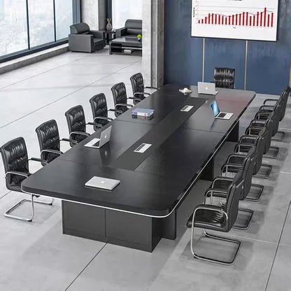 Fashion Modern Large Conference Long Table Meeting Conference Table 12 People Meeting Desk