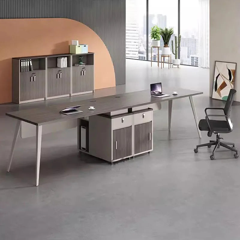 Big Upgrade Computer Table Storage Matt Modern Executive Reading Office Desk Study Drawers Escritorios De Ordenador Furniture