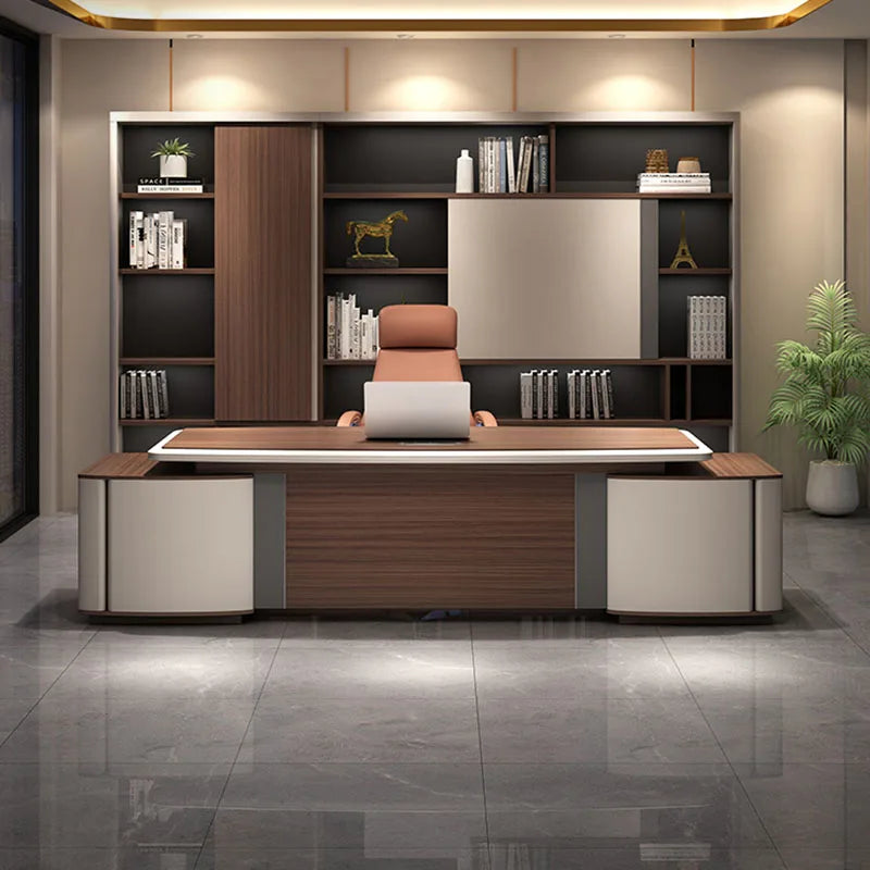 Storage Reception Office Desk Luxury Workbench Executive Corner Office Desk Drawers Tavolo Scrivania Ufficio Home Furnitures