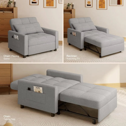 Convertible Sofas Chair 3-in-1