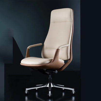 Home Use Hot Sell High quality comfortable modern PU leather swivel manager boss office chair Italy Design Office chair